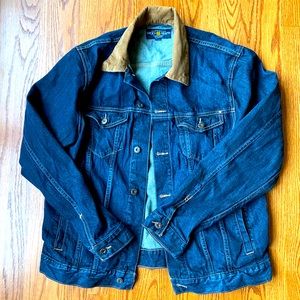 Lucky Brand Jackets Denim Jacket w/Corduroy Collar